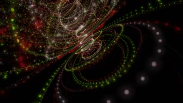 Fantastische Video Animatie Met Particle Stripe Object Slow Motion 4096X2304 — Stockvideo