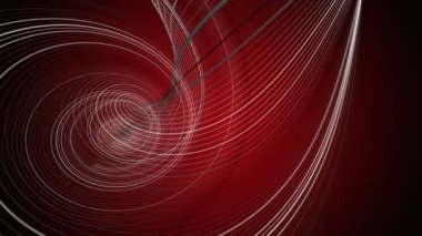 Ağır çekimde çizgili nesne ile güçlü video animasyonu, 4096x2304 döngü 4K