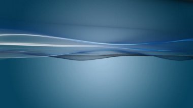 Parçacık dalgası nesnesinin ağır çekimde fantastik video animasyonu, 4096x2304 döngü 4K