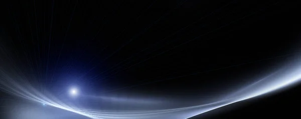 Futuristic Wave Panorama Background Design Lights — Stock Photo, Image
