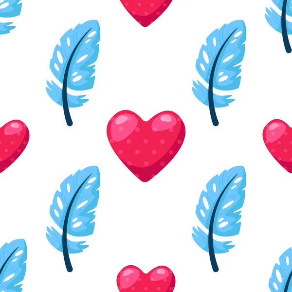 Valentine Day seamless pattern — Stock Vector