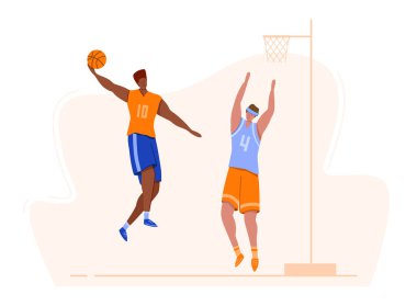 Basketbol oyuncusu spor konsepti