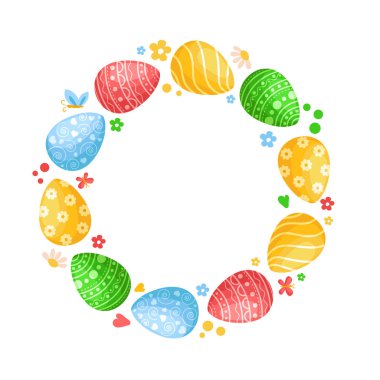 karikatür paskalya günü seti