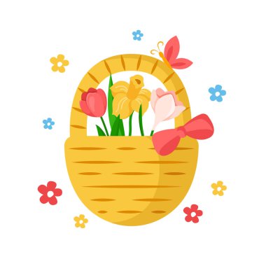 karikatür paskalya günü seti