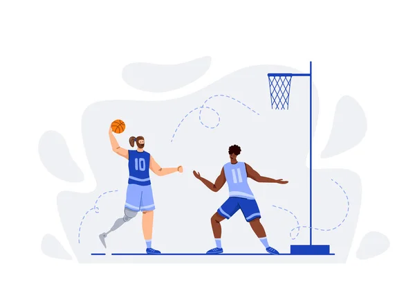 Basketball player sport concept — Stock Vector