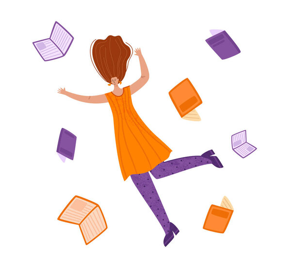 Любители литературы с книгами
