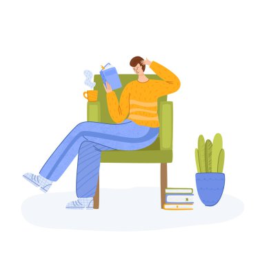 Edebiyat hayranları. Kitaplı insanlar.