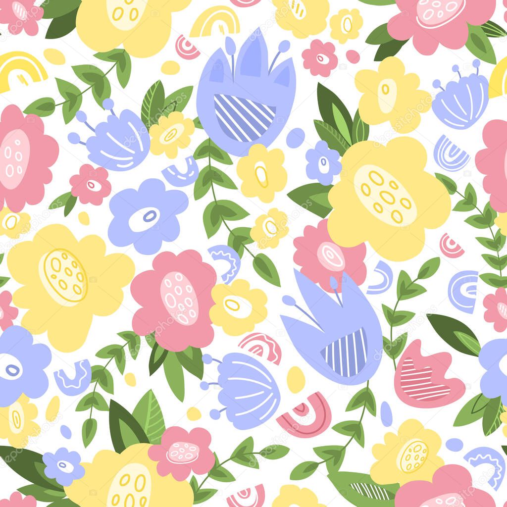 Floral seamless pattern collection