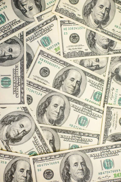 Yüz dolar faturaları kapak dikey arka plan