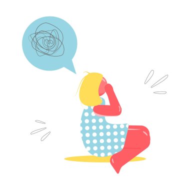 Depresyondan muzdarip bir kadın, kapanış yüzü, karmaşık sorunları çözmeye çalışan bir kız. İşle ya da ilişkilerle ilgili sorunlar, endişe ve hayal kırıklığı yaşayan umutsuz bir kız..