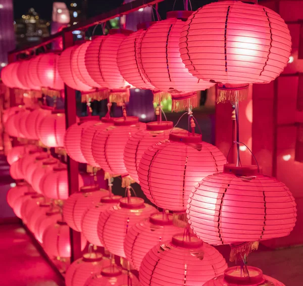 Lanterna Ano Novo Chinês Tradicional Com Palavras Bênção Chinesas Imagens De Bancos De Imagens