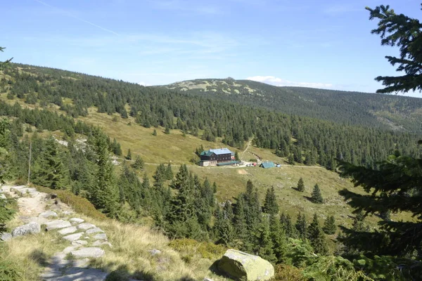 Mountain Hut Middle Mountain Forest — Stock Photo, Image