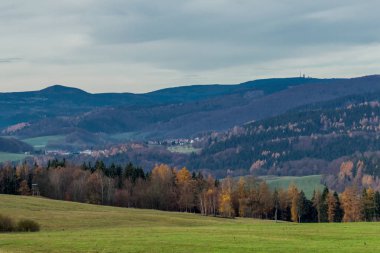 Pazar günü Rennsteig boyunca Thuringian Ormanı - Rennsteig / Thuringia / Almanya