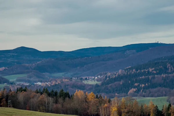 Sunday Walk Rennsteig Thuringian Forest Rennsteig Thuringia Germany — Stock Photo, Image