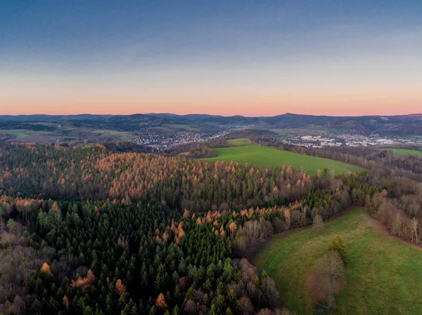 Genießen Sie Die Schöne Aussicht Über Den Thüringer Wald Schmalkalden — Stockfoto