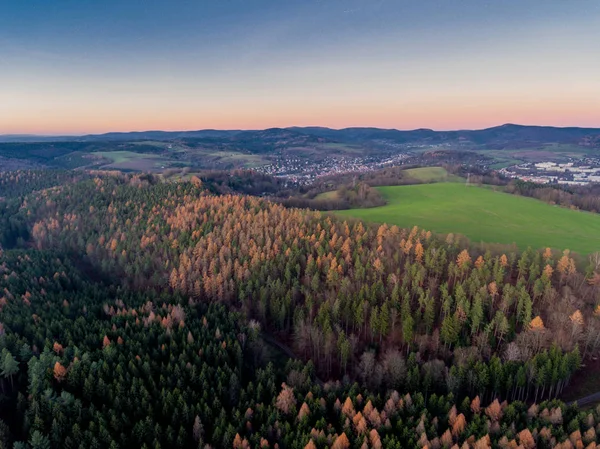 Genießen Sie Die Schöne Aussicht Über Den Thüringer Wald Schmalkalden — Stockfoto