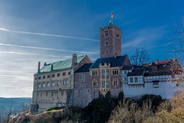 Ontdekkingstocht Rond Wartburg Bij Eisenach Thüringen Duitsland — Stockfoto