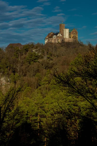 Passeio Descoberta Redor Wartburg Perto Eisenach Turíngia Alemanha — Fotografia de Stock