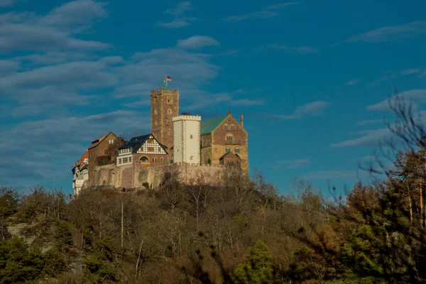 Prohlídka Wartburgu Eisenachu Durynsko Německo — Stock fotografie