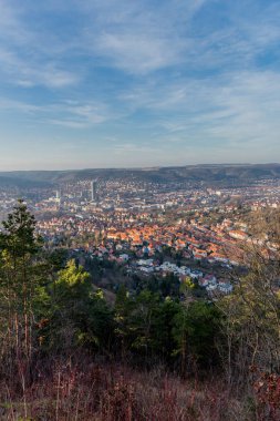 Jena - Thüringen / Almanya yakınlarındaki Çekirdek Dağları boyunca keşif turu