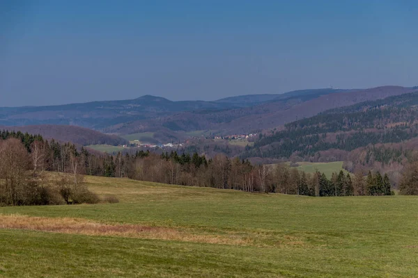 Turistika Durynském Lese Různých Místech Thringer Wald Německo — Stock fotografie