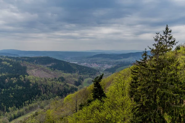 Escursioni Luoghi Diversi Attraverso Foresta Della Turingia Thringer Wald Germania — Foto Stock