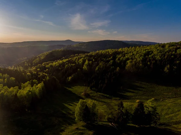 Bella Foresta Della Turingia Con Sue Montagne Prati Floh Seligenthal — Foto Stock