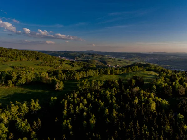 Floresta Turíngia Bonita Com Suas Montanhas Prados Floh Seligenthal Alemanha — Fotografia de Stock