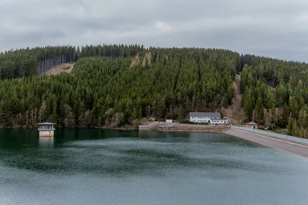 Caminhe Oberhof Até Barragem Ohra Oberhof Alemanha — Fotografia de Stock