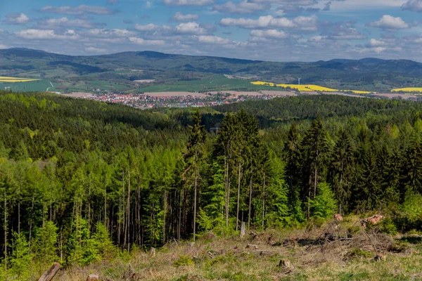 ヴェラタル川の美しい景色をお楽しみください Blitungen Germany — ストック写真