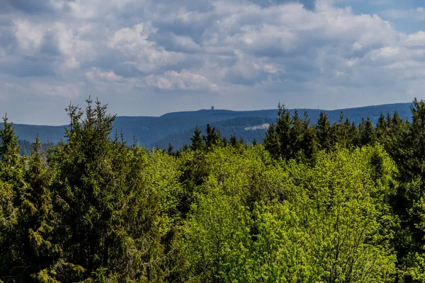 Senderismo Diferentes Lugares Través Del Bosque Turingia Thringer Wald Alemania —  Fotos de Stock