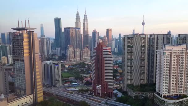 Kuala Lumpur Malaysia Agosto 2018 Imagens Lapso Tempo Lago Sinfônico — Vídeo de Stock