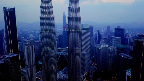 Imagens Lapso Tempo Cidade Kuala Lumpur — Vídeo de Stock