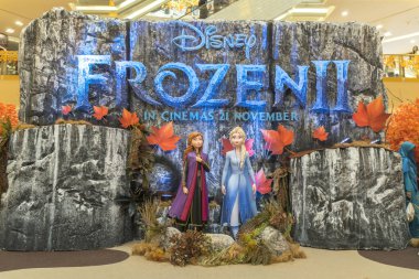 Frozen 2 Magical Journey roadshow at Kuala Lumpur for the promotion of new Disney movie clipart