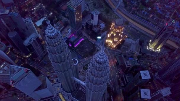 Kuala Lumpur Malezja Listopada 2019 Uhd Zbliżenia Kuala Lumpur City — Wideo stockowe