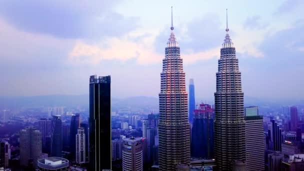 Kuala Lumpur Malaysia Novembro 2019 Uhd Imagens Close Centro Cidade — Vídeo de Stock