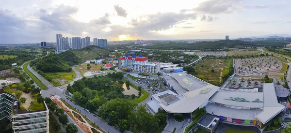 Panoramic view of Legoland Malaysia during sunset hours — 스톡 사진
