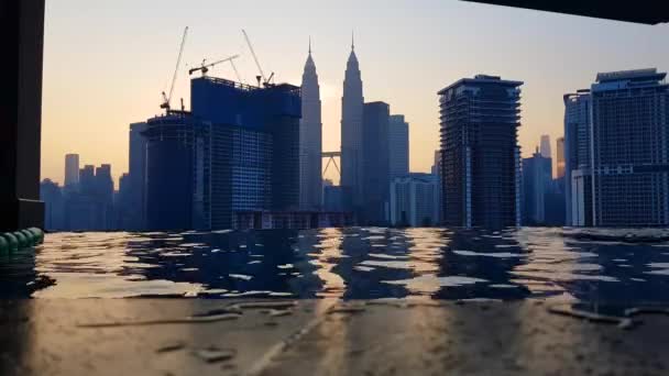 Kuala Lumpur Malaysia Gennaio 2020 Filmati Uhd Nuoto Turistico Nella — Video Stock