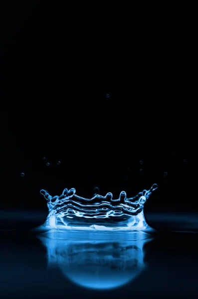 물 밝아진 사진과 배경 파문 — 스톡 사진