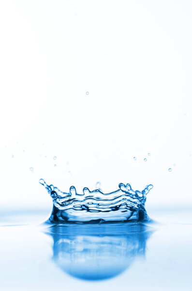 Photo of water splashes and ripples background