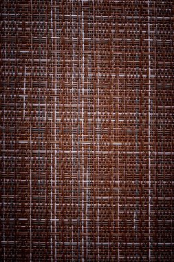 bir yazı için yeri olan kahverengi kumaş arkaplanı