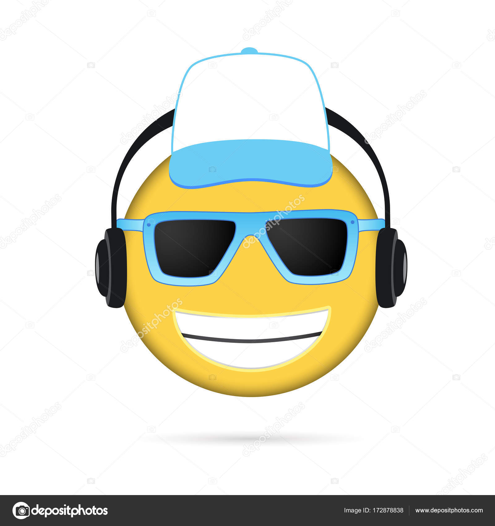 音楽を聴いて絵文字を冷却し キャップ ストックベクター C Kerdazz7 音楽を聴いて絵文字を冷却し キャップ ストックベクター C Kerdazz7