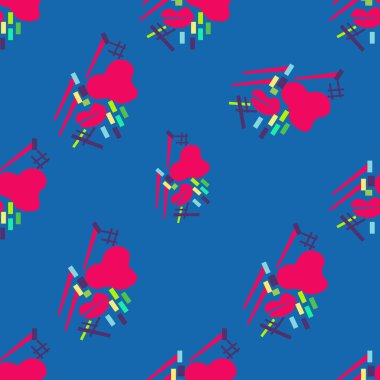 Soyut geometrik fantezi modern seamless modeli