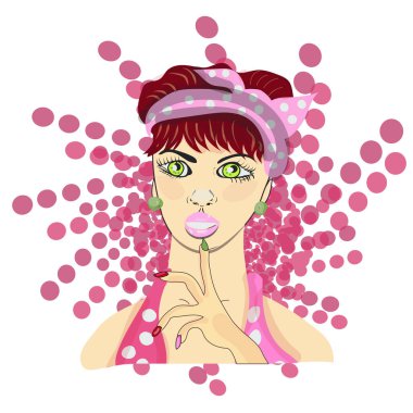 yarı ton desen pembe - siyah beyaz noktalı resim doku noktalı