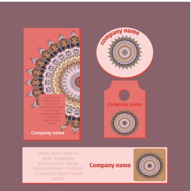 Kimlik kurumsal şirket tasarım şablonu marka, Ticari hotel, resort, spa, lüks premium logo, vektör çizim için ayarla