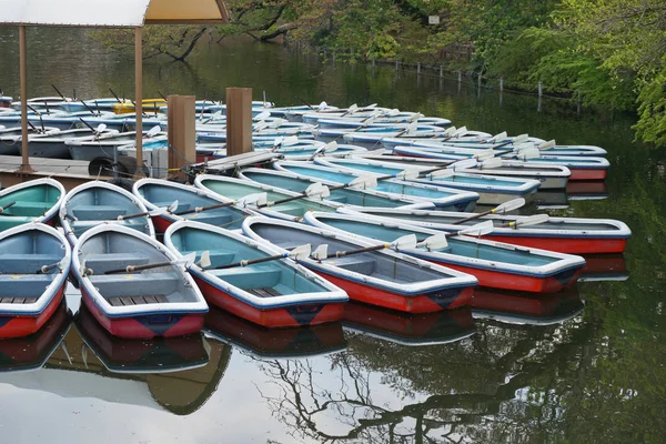Boats for rental at Inokashira Pond
