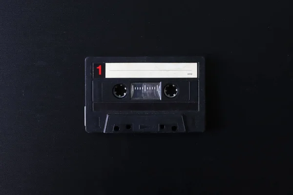 Oude Cassette Oude Verouderde Houten Achtergrond Gesoldeerde Casette — Stockfoto