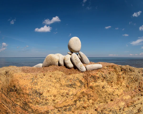 Figurina sulla costa — Foto Stock