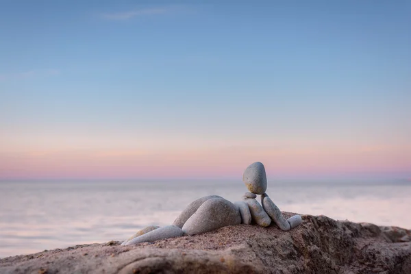 Avkoppling vid havet — Stockfoto