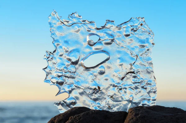 Glace abstraite congelée — Photo